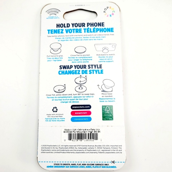 Popsocket Phone Grip Mountain High - Picture 2 of 3